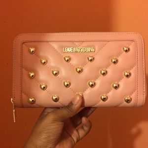 Love Moschino |  pink clutch purse
